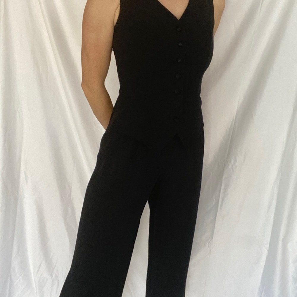 Vintage 1970’s black jumpsuit